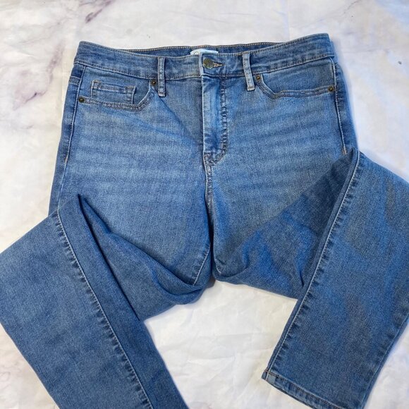 Jessica Simpson Skinny Jeans Womens Size 8 Mid Rise Slim Leg - Picture 2 of 5